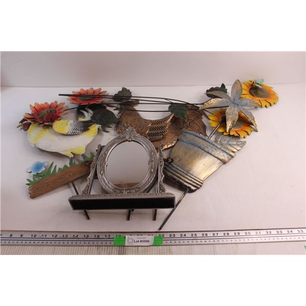 Garden Decorations and Mirror