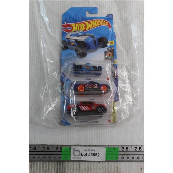 (3) Hot Wheels Car Toys