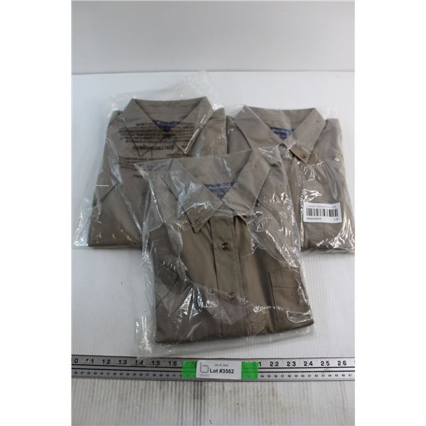 (3) Plain Ladies Shirts - Size L