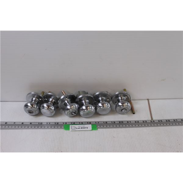(6) Door Knobs (or 3 Sets of Door Knobs, as is)
