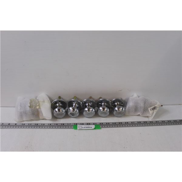 (7) Door Knobs (or 3 Sets of Door Knobs, as is)