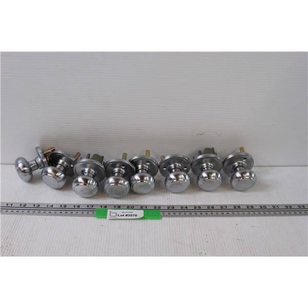 (8) Door Knobs (or 4 Sets of Door Knobs, as is)