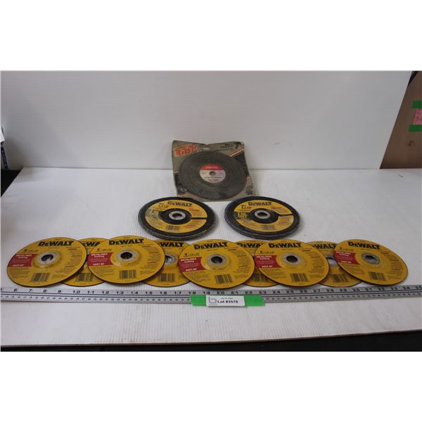 (8) 6" Metal Cutting Discs, (2) 7" 80 Grit Flap Disc, (1) 7" Masonry Cutting Wheel