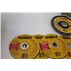 Image 2 : (8) 6" Metal Cutting Discs, (2) 7" 80 Grit Flap Disc, (1) 7" Masonry Cutting Wheel