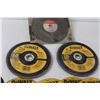 Image 4 : (8) 6" Metal Cutting Discs, (2) 7" 80 Grit Flap Disc, (1) 7" Masonry Cutting Wheel