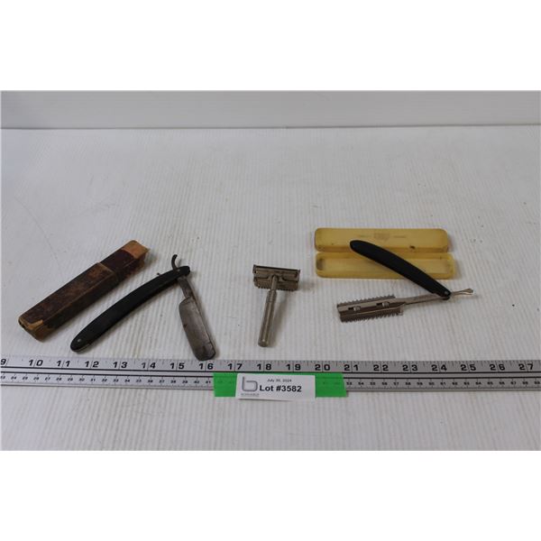 (3) Vintage Razors - Assorted