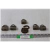 Image 1 : (1) Vintage Steel State Lock (has key) & (5) Pad Locks (No Keys)