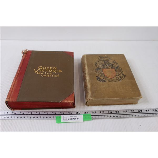 (2) Vintage Books: Queen Victoria & King Arthur and his Knights