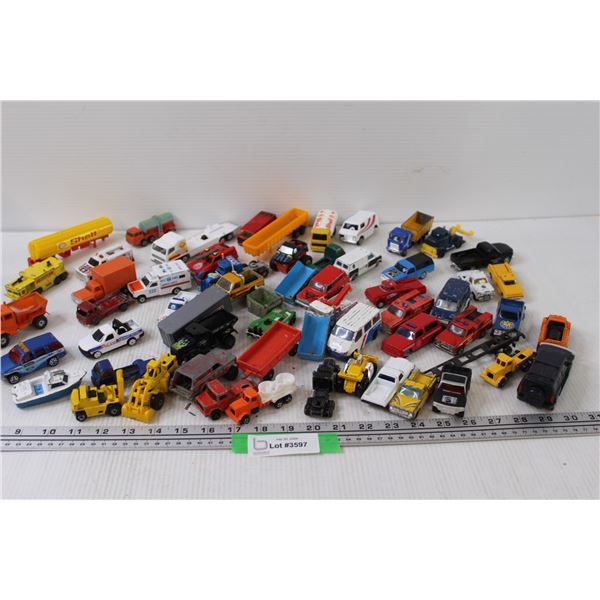 (30+) Vintage Hot Wheel Toy Vehicles, as is, some wear