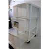 Image 3 : *Rolling Plastic Storage Drawers - 16.5" x 13.25" x 26.5", as is