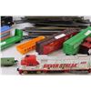 Image 2 : Silver Streak Train Car Set & Various Trailers & Tracks, as is