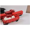 Image 2 : Train Car Set & Various Trailers & Tracks, as is