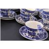 Image 4 : "Blue Willow" Pattern Tea Cups & Plates Set (11 Tea Cups & Dessert Plates as well)