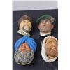 Image 4 : (1) Bossons Head (Far Left), (8) Bossons Style Heads (Some Wear)