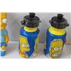 Image 4 : Simpson Lot: Mighty Bean Set, (4) Water Bottles, BBQ Tongs, Coin Storage, Misc.