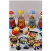 Image 3 : Simpsons Lot: (4) Candy Dispensers, (5) Candy Tins (sealed), Cards, Figurines