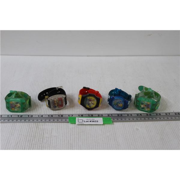 (5) Simpsons Watches - Powers On, as is