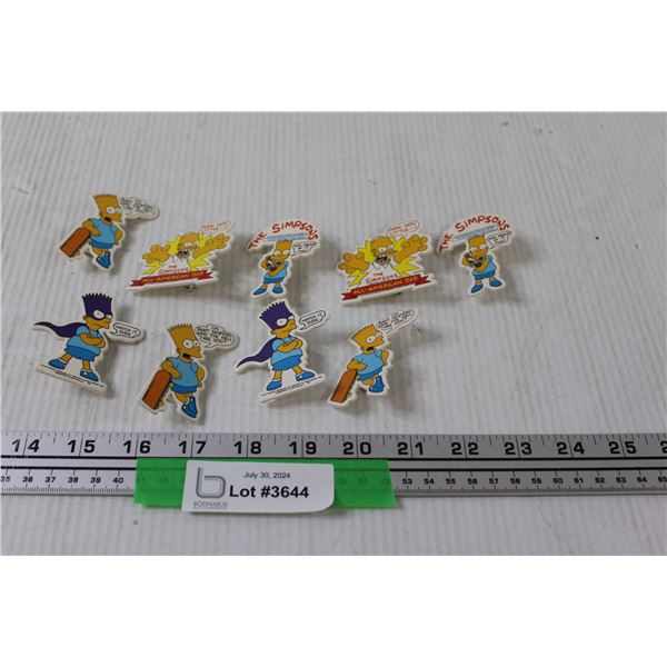 (9) Simpsons Collector Pins