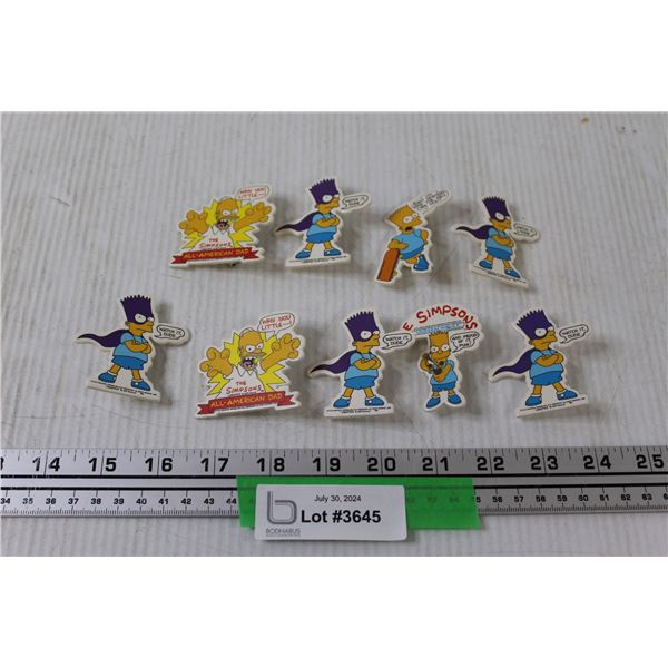 (9) Simpsons Collector Pins