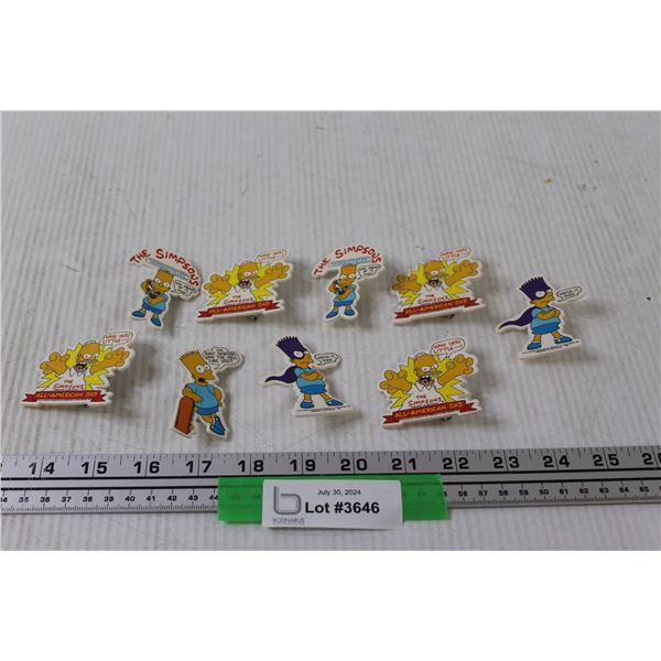 (9) Simpsons Collector Pins