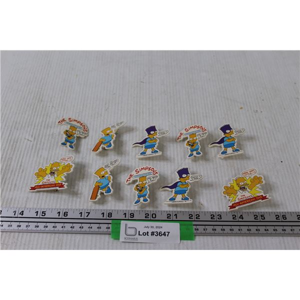 (10) Simpsons Collector Pins