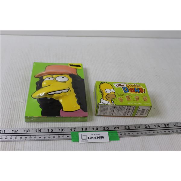 Simpsons Season 15 DVD Set & Cookie D'Oh's (Sugar Cookie Cutters, NIB)