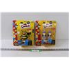 Image 1 : (2) Simpsons Figurines: Bumblebee Man, Sherri & Terri
