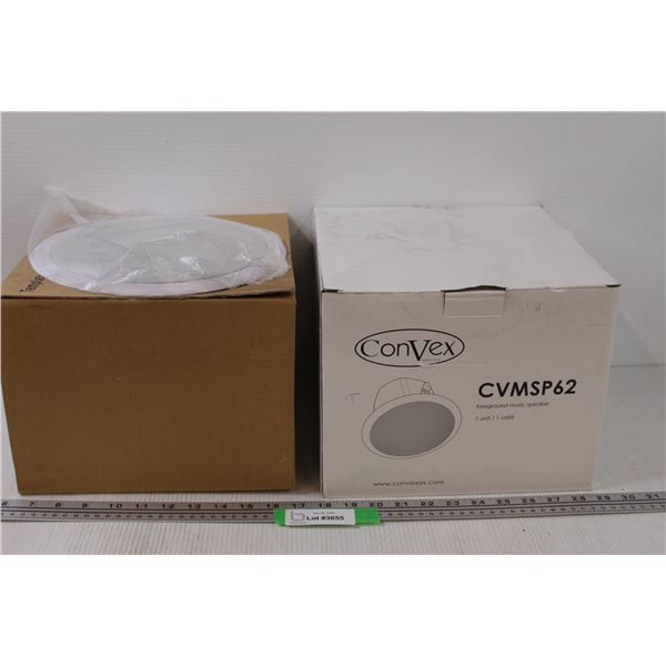 (2) Convex Foreground Snap-In Ceiling Speaker Set - NIB