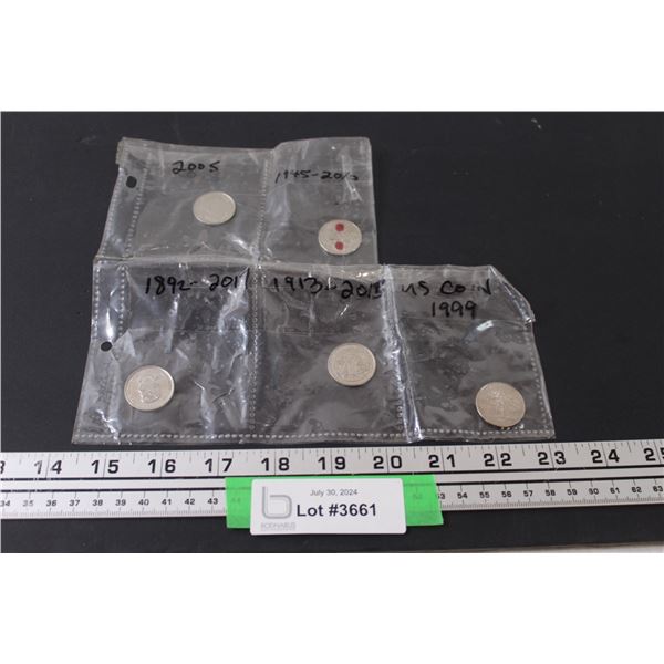 2006 Canadian Quarter, 1945-2010 Quarter, 1892-2017 Quarter, 1913-2013 Quarter, US 1999 Quarter