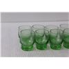Image 4 : (7) Red Glass Shot Glasses, (8) Green Glass Shot Glasses, (5) Blue Glass Shot Glasses