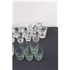 Image 2 : (30+) Shot Glasses: Colored Glass Variety & Clear Glass Assorted
