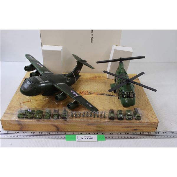 Sears US Marines Army Toy Figurine Set