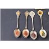 Image 2 : (16) Collector Spoons (School Reunion, Canadian, Misc.) & (2) Brass Bookmarks, Misc.
