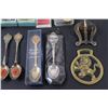 Image 4 : (16) Collector Spoons (School Reunion, Canadian, Misc.) & (2) Brass Bookmarks, Misc.