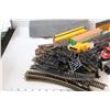 Image 5 : Train Car Set & Various Trailers & Tracks, as is