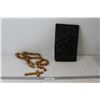 Image 1 : Wooden Rosary, African Wall Art - 7 1/2" x 12 1/2"