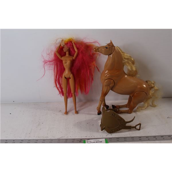 Barbie, Horse With Saddle