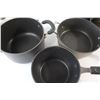 Image 2 : (7) Pots, Pan, (5) Lids - As Is