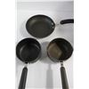 Image 4 : (7) Pots, Pan, (5) Lids - As Is