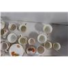 Image 6 : (15) Bone China Trays, (2) Cream And Sugars, Tea Pot, (28) Cups