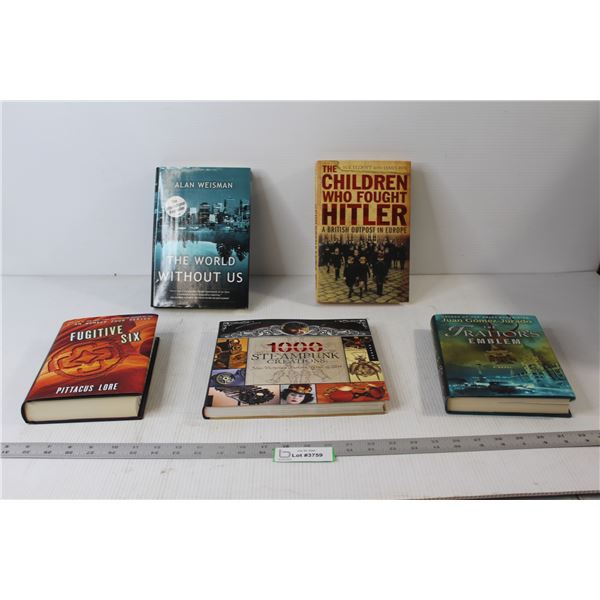 (5) Books - The Without Us, The Traitors Emblem, Fugitive Six