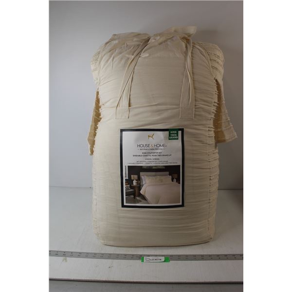 House and Home 3 Piece Comforter Set