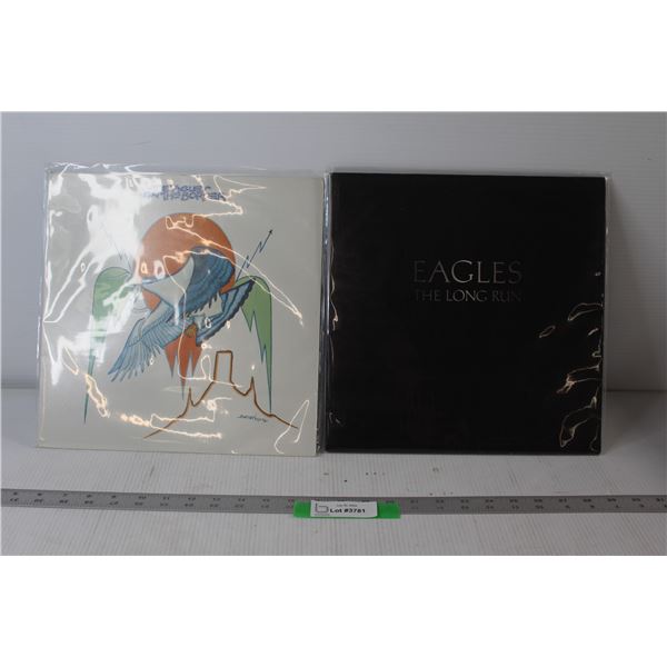 (2) Eagles Records - On the Border, The Long Run - Still sealed