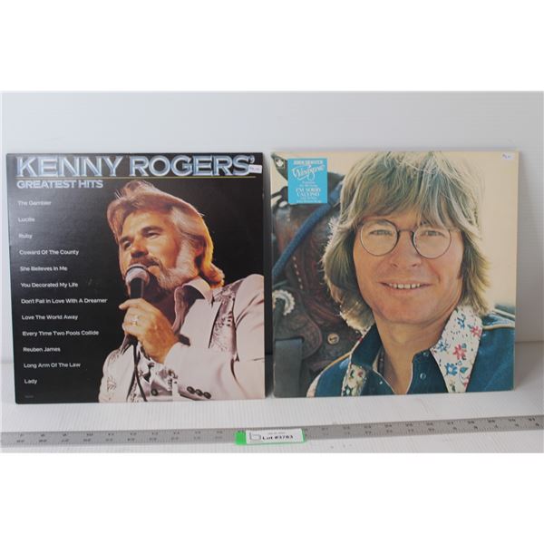 Kenny Rogers Greatest Hits Record, John Denver Windsong Record