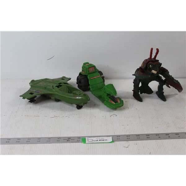GI Joe Jet, Street Wise Lobster, Road Ripper Motu Vehicle