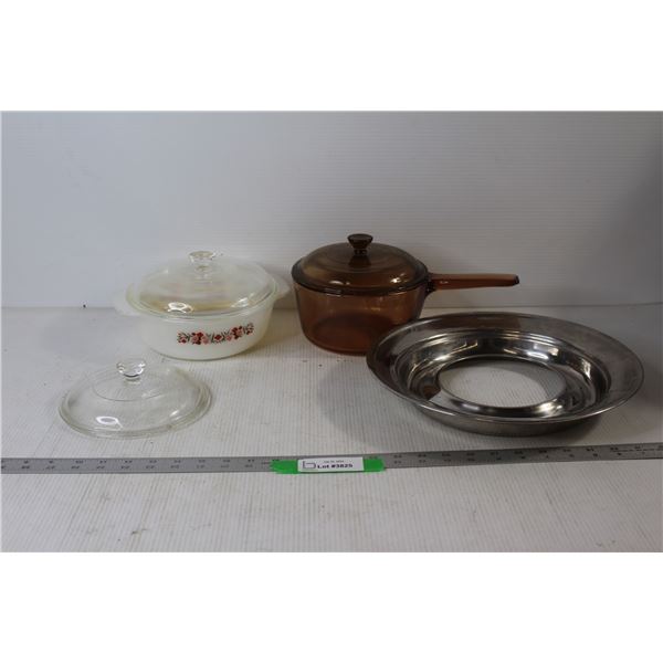 Casserole Dish, Glass Pot, Wok Base