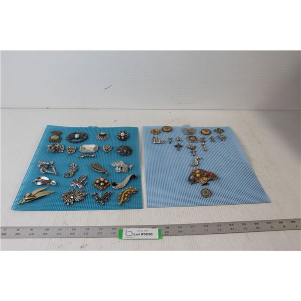 Assorted Necklace Pendants and Pins