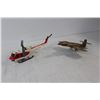 Image 2 : (3) Model/Toy Airplanes, Toy Helicopter