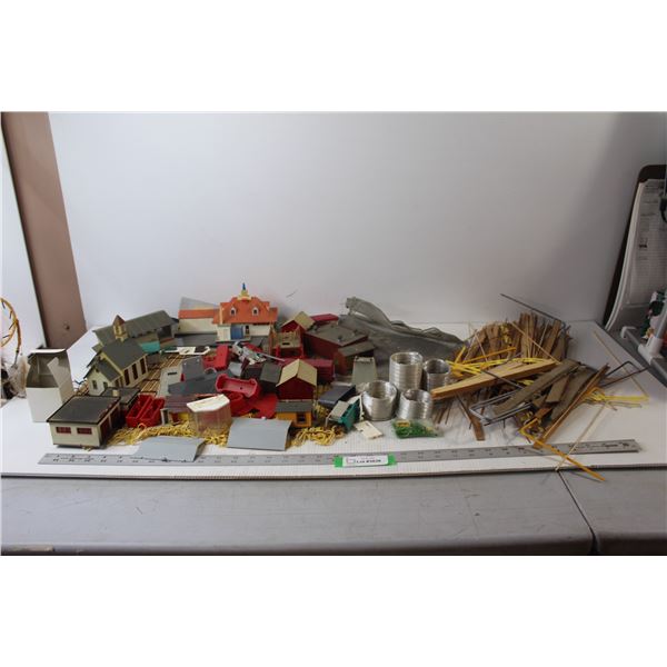 Miniature Wooden Fences, Model Houses, Misc.