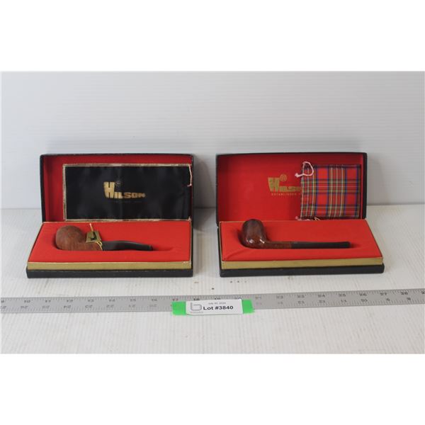 (2) Hilson Smoking Pipes